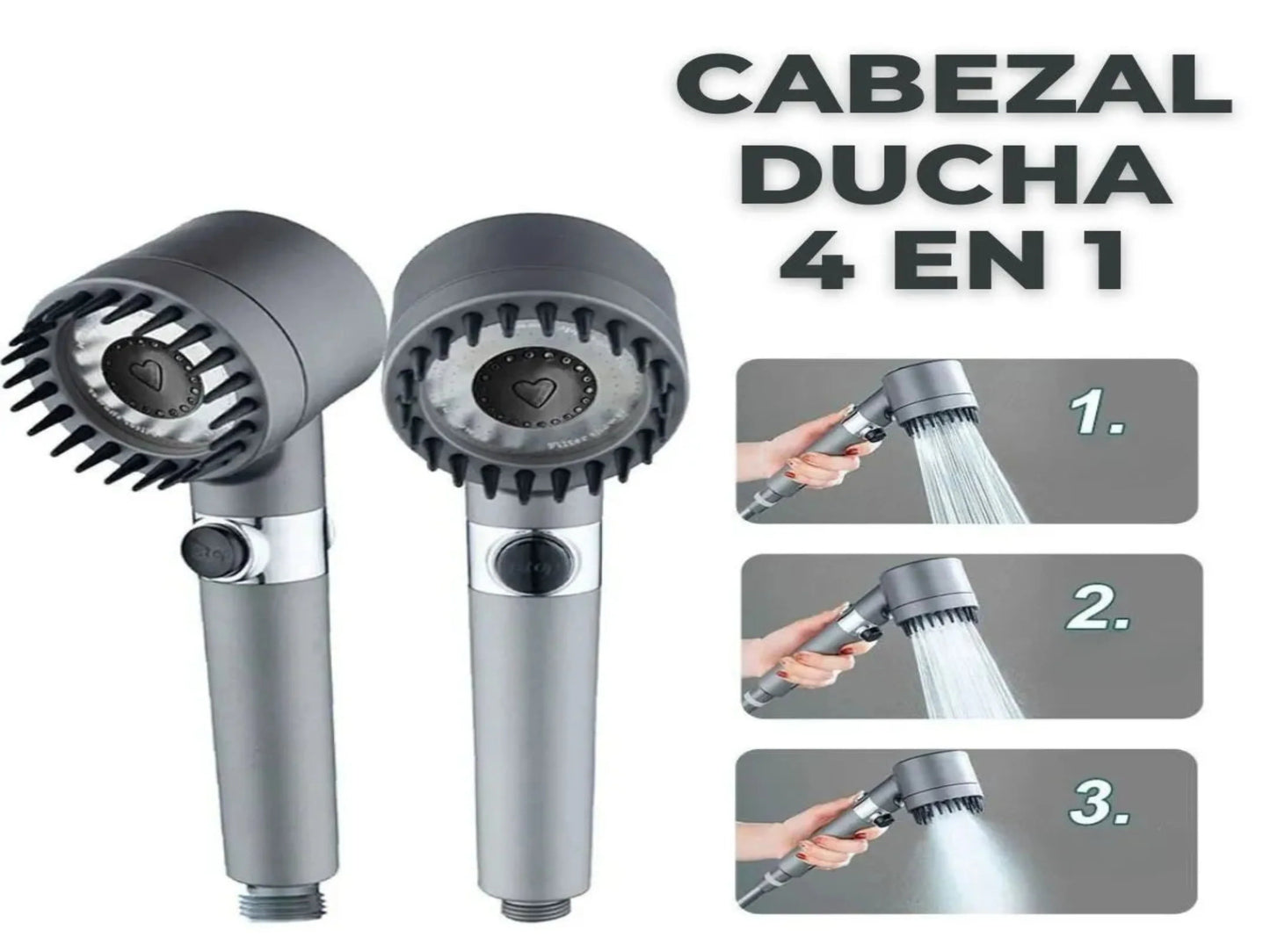 CABEZAL DUCHA 4 EN 1