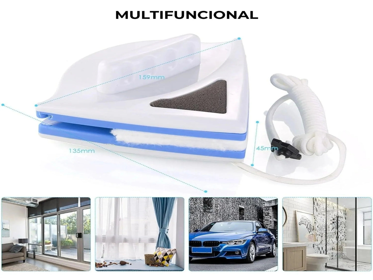 CEPILLO MAGNÉTICO PARA VENTANAS