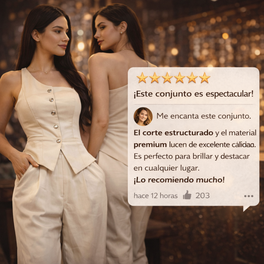 Conjunto Elegante Mónaco® | Lujo europeo al alcance de tu armario 👑