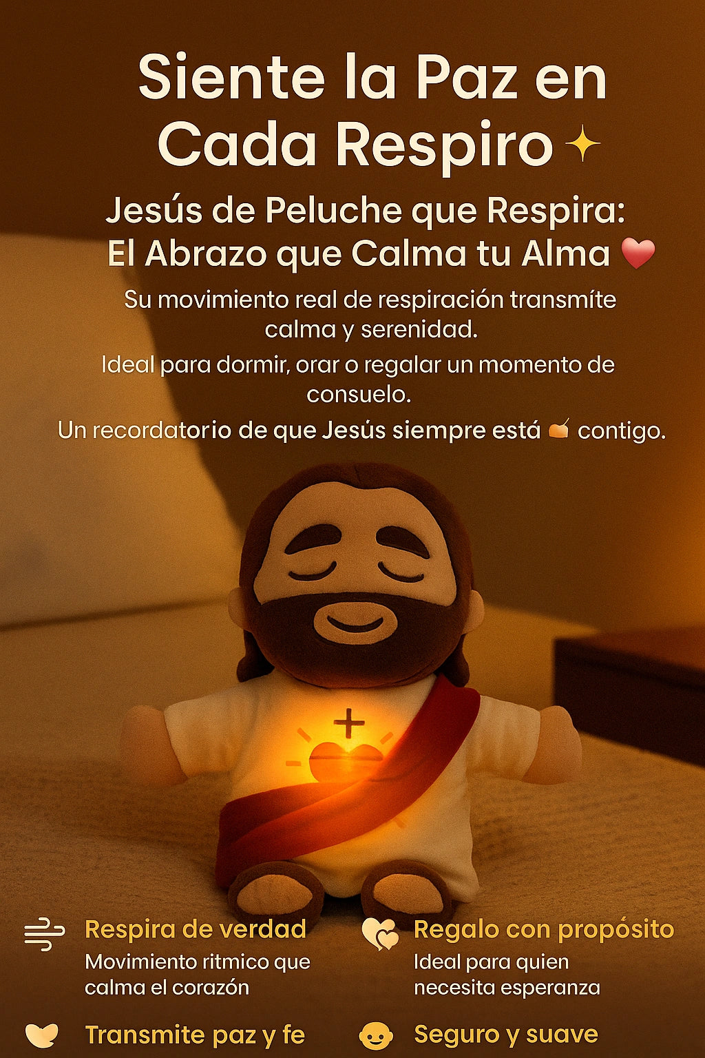 Jesús de Peluche que Respira