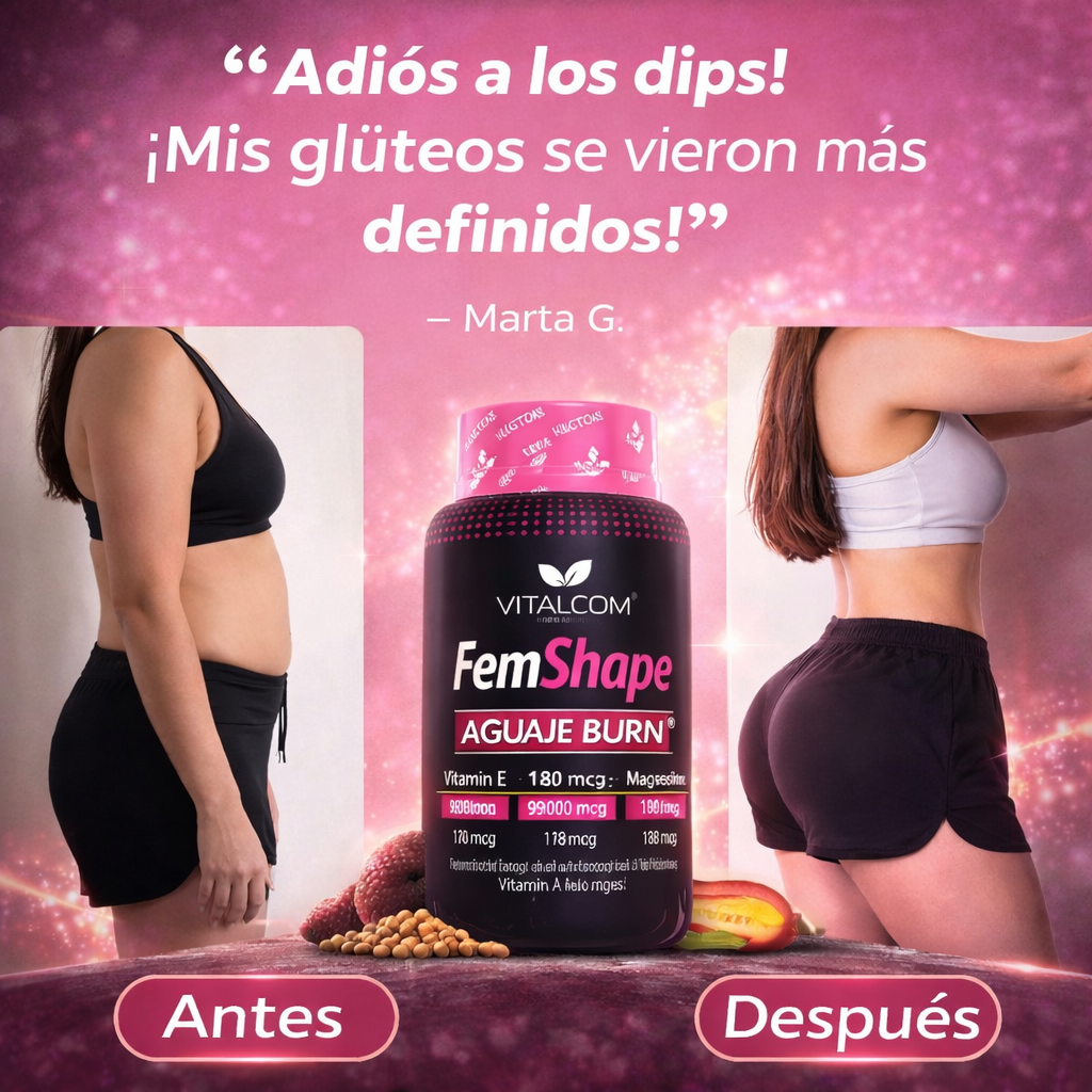 🔥 FemShape Aguaje Burn® | Empieza a marcar cintura y levantar curvas desde las primeras semanas