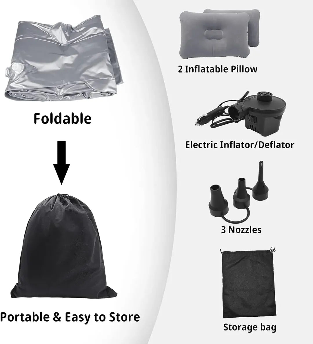 COLCHÓN INFLABLE PARA CARRO