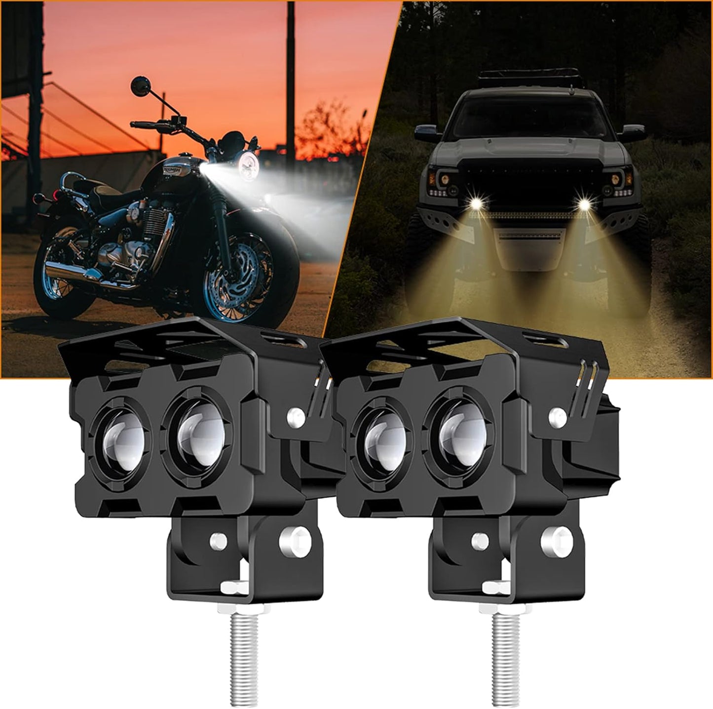 LumiShield X™ | Protección y visibilidad extrema. (Pack De 2 Luces)