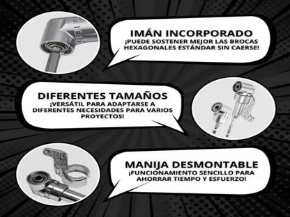 ADAPTADOR TALADRO 90°