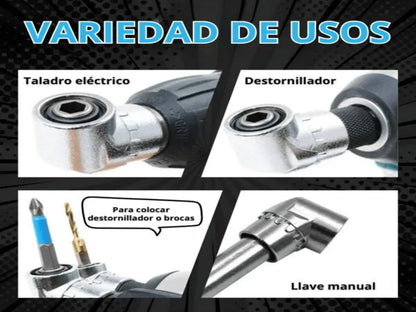ADAPTADOR TALADRO 90°