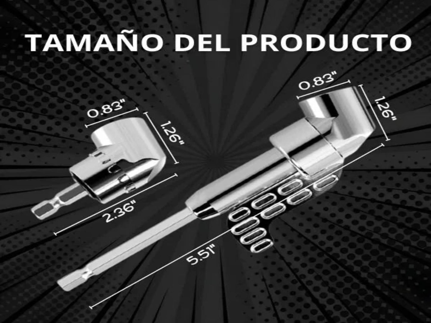 ADAPTADOR TALADRO 90°