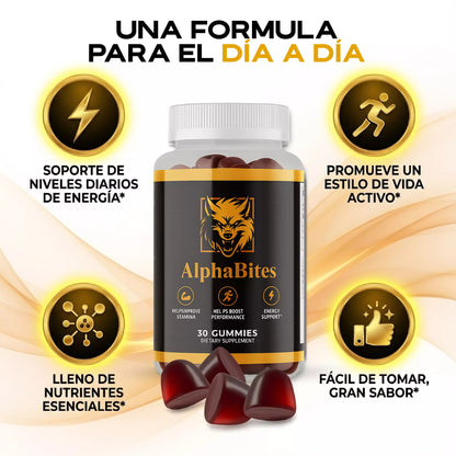 AlphaBomb — PAGA 1 LLEVA 2 Dureza de acero. Energía de depredador.