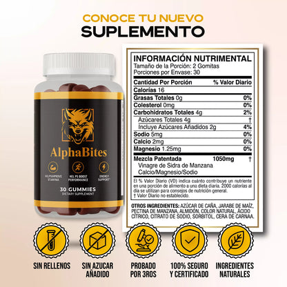 AlphaBomb — PAGA 1 LLEVA 2 Dureza de acero. Energía de depredador.
