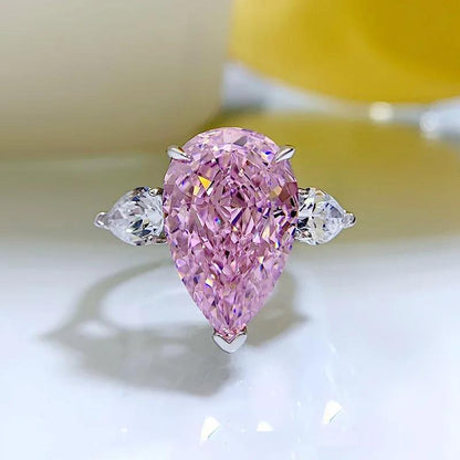 ANILLO DE DIAMANTE ROSA