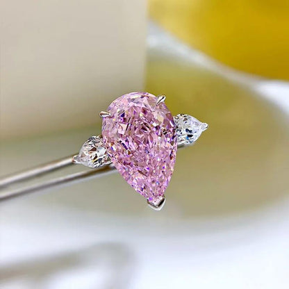ANILLO DE DIAMANTE ROSA