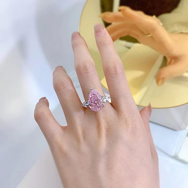 ANILLO DE DIAMANTE ROSA
