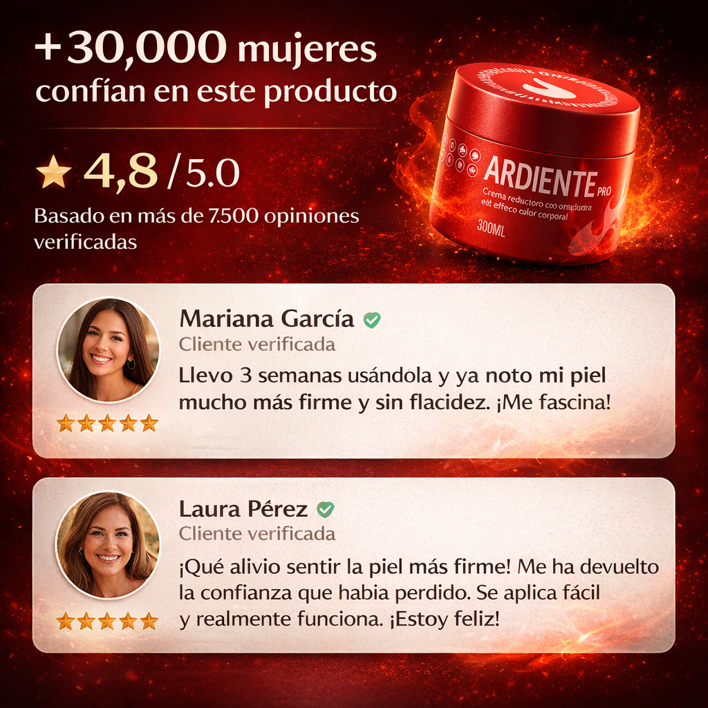 Ardiente PRO 2X1 - Crema Reductora, reductora y eliminadora de estrias