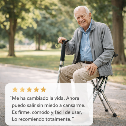 Bastón Multifuncional SmartSupport® | Estabilidad y confianza en cada paso