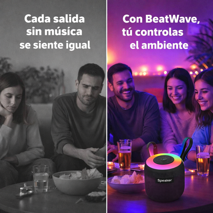 Mini Parlante BeatWave | Música potente en cualquier lugar, sin complicaciones