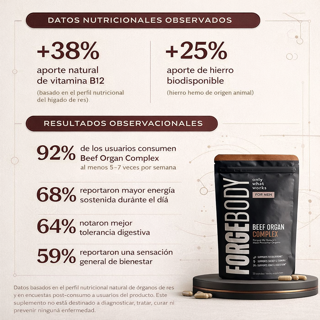 Beef Organ Complex - Suplemento Nutricional