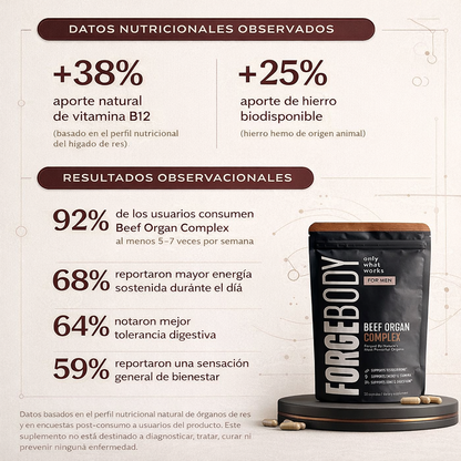 Beef Organ Complex - Suplemento Nutricional