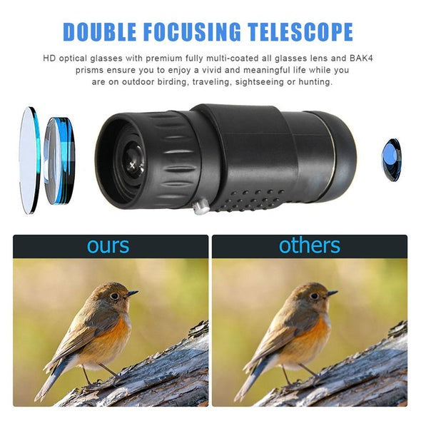 MONOCULAR TELÉSCOPICO PORTABLE