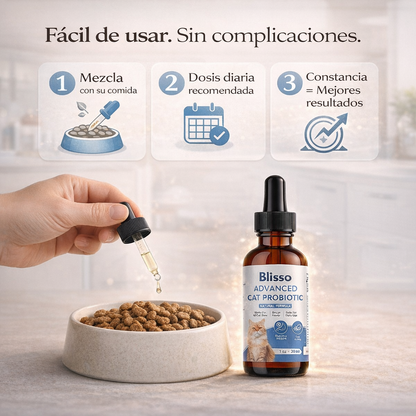 BlissoPet | Probiótico Avanzado para Gatos