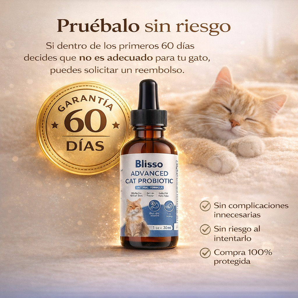 BlissoPet | Probiótico Avanzado para Gatos