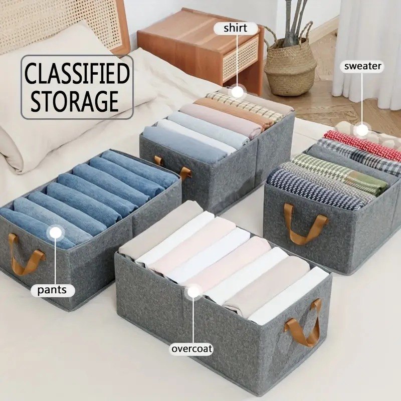 CAJA PLEGABLE PARA ROPA X 4