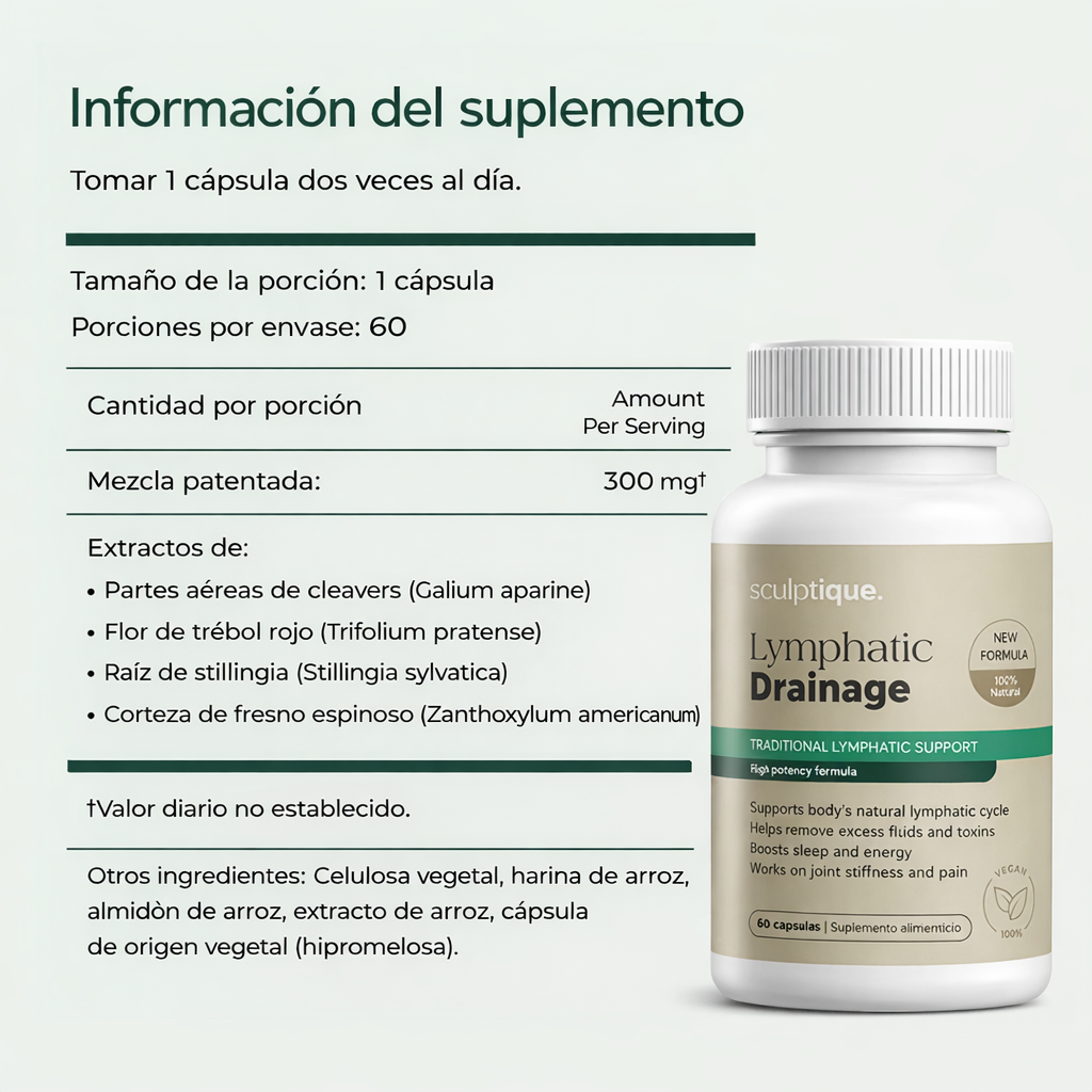 Linfo-Glow™ | Drenaje Linfático - Elimina Exceso de Fluidos y Toxinas  🌿 Oferta 2x1 HOY