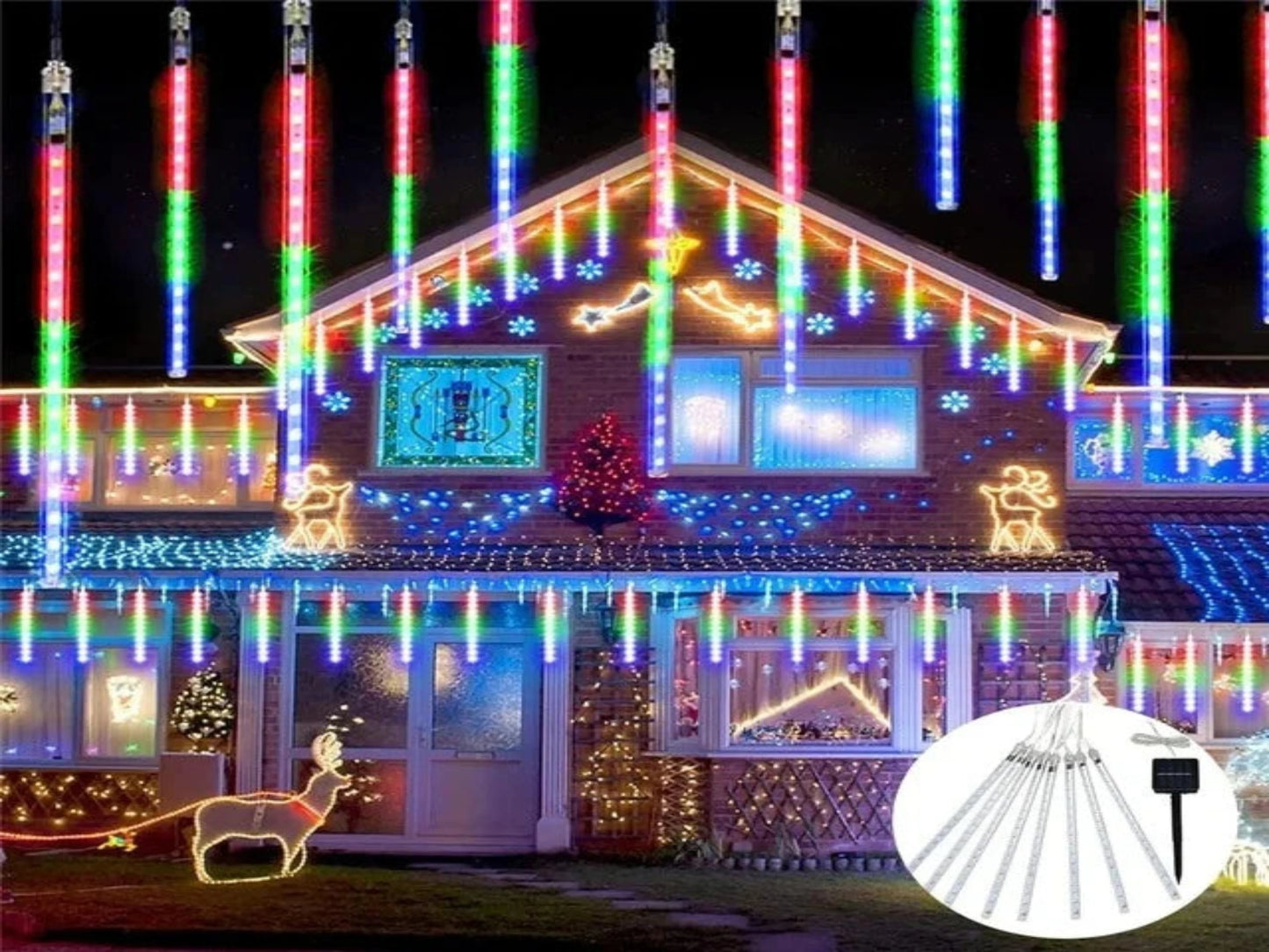 CASCADA LUCES NAVIDEÑAS
