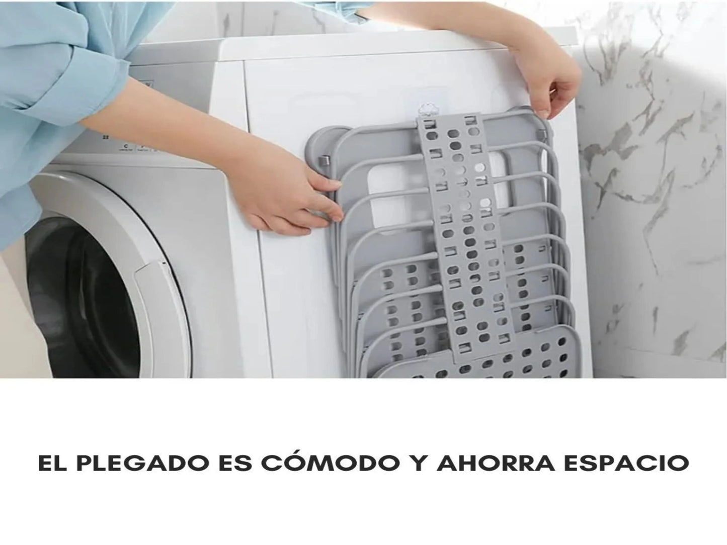 CESTA PLEGABLE PARA ROPA