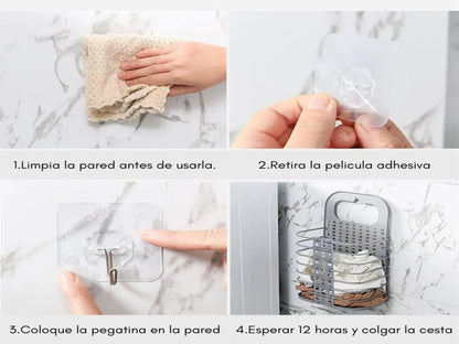 CESTA PLEGABLE PARA ROPA