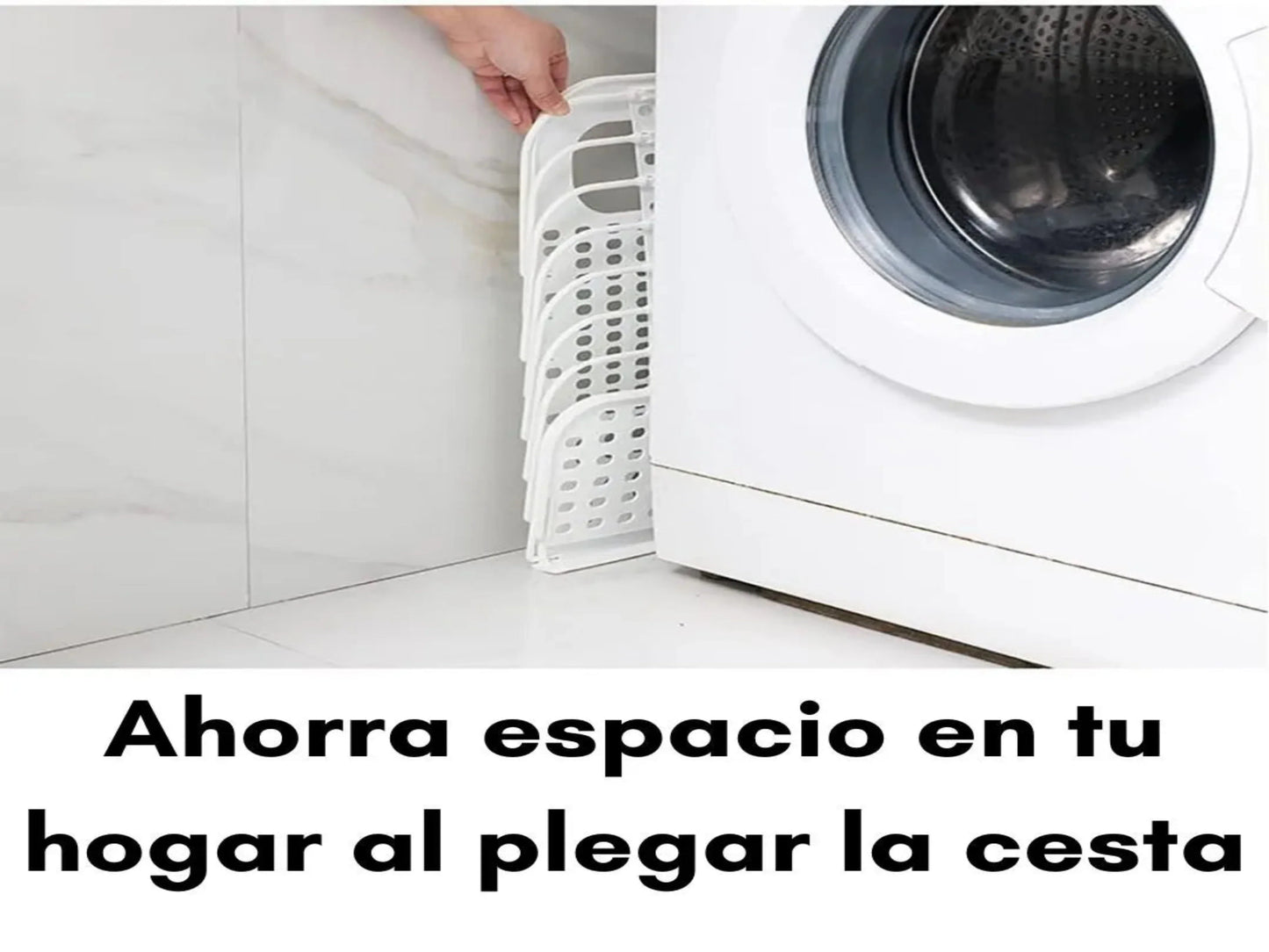 CESTA PLEGABLE PARA ROPA