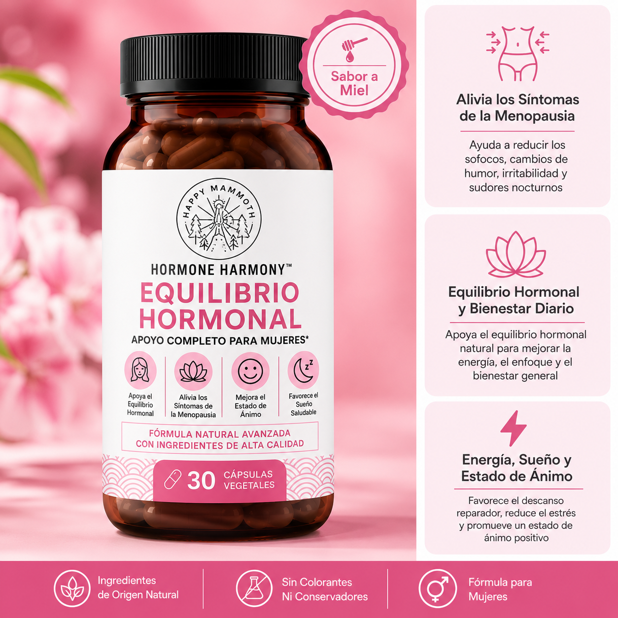HORMONE HARMONY™ | ¿Cansancio, grasa abdominal y cambios de humor constantes?