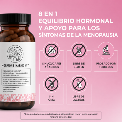 HORMONE HARMONY™ | ¿Cansancio, grasa abdominal y cambios de humor constantes?