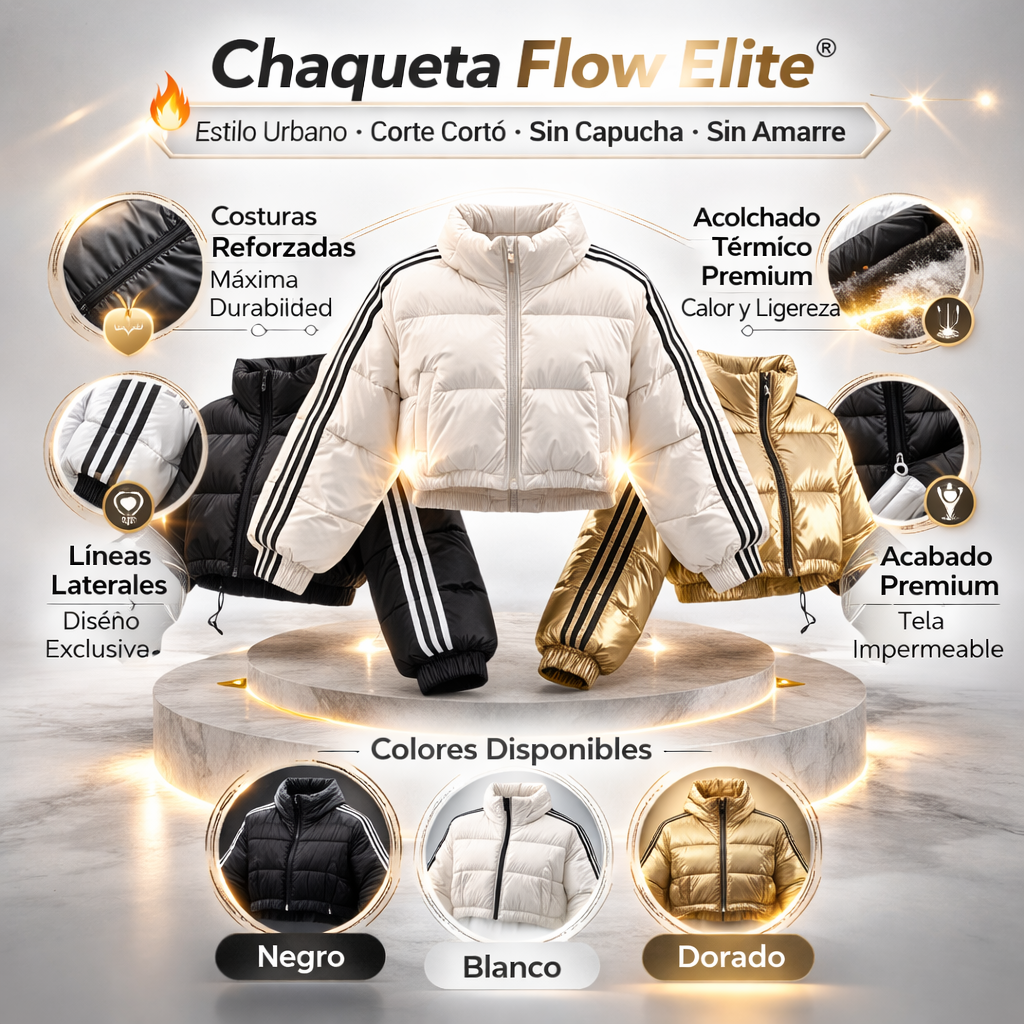 🖤 Chaqueta Flow Élite® | El plus que transforma tu outfit