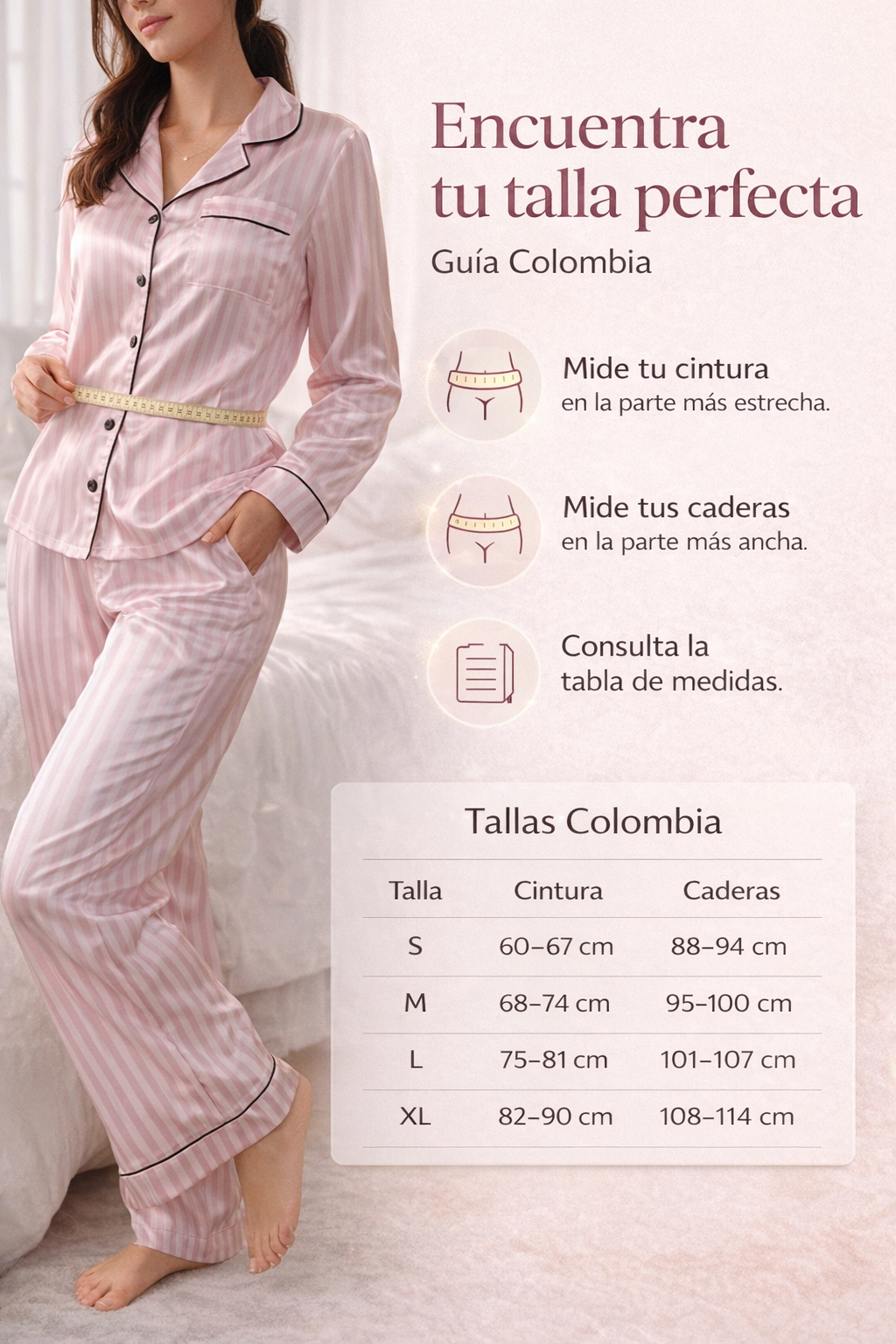 Pijama Fashion Victory Secret® | Seda, sensualidad y comodidad en una pijama