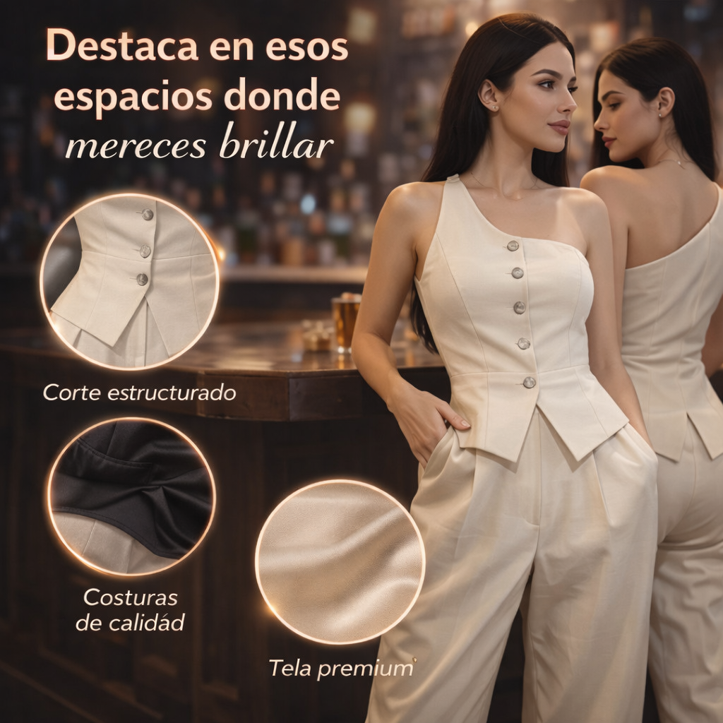 Conjunto Elegante Mónaco® | Lujo europeo al alcance de tu armario 👑