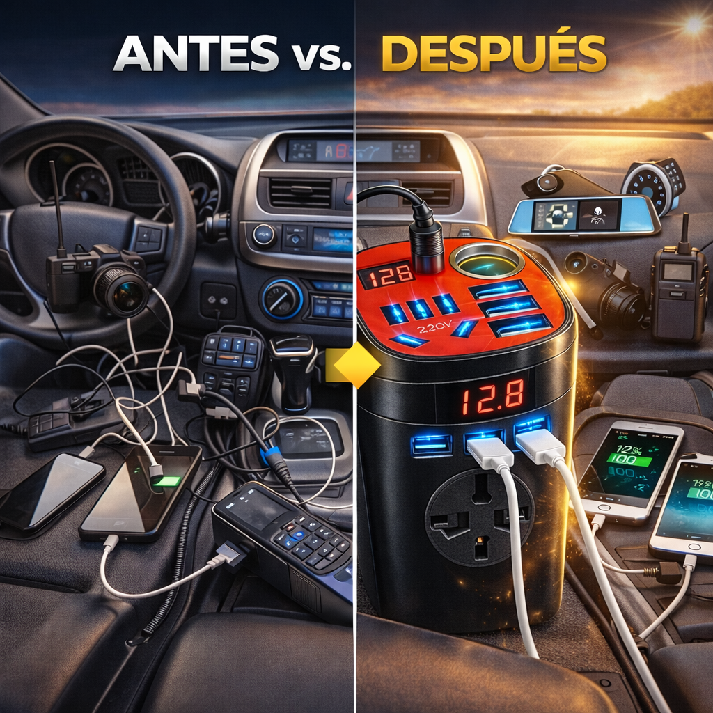 ⚡ Cargador Convertidor AutoPower Pro® | Energía donde la necesites