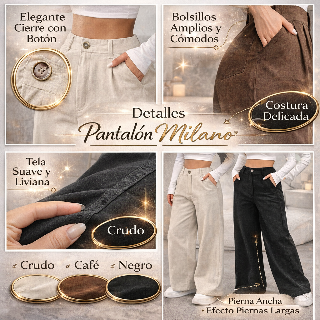 ✨ Pantalón Élite Milano® | Elegancia relajada que estiliza sin esfuerzo
