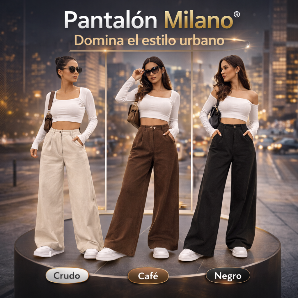 ✨ Pantalón Élite Milano® | Elegancia relajada que estiliza sin esfuerzo