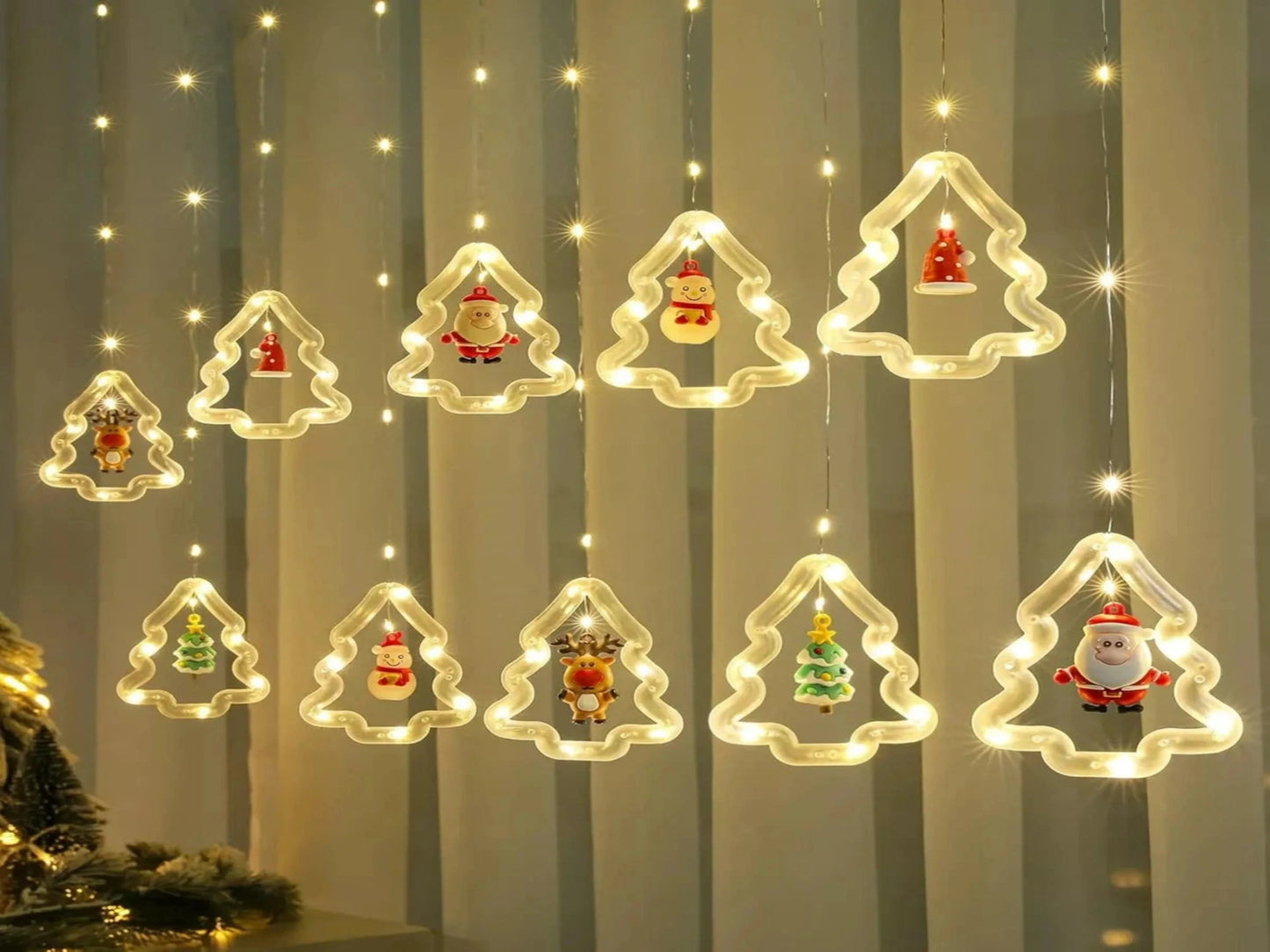 CORTINA DE LUCES DE NAVIDAD
