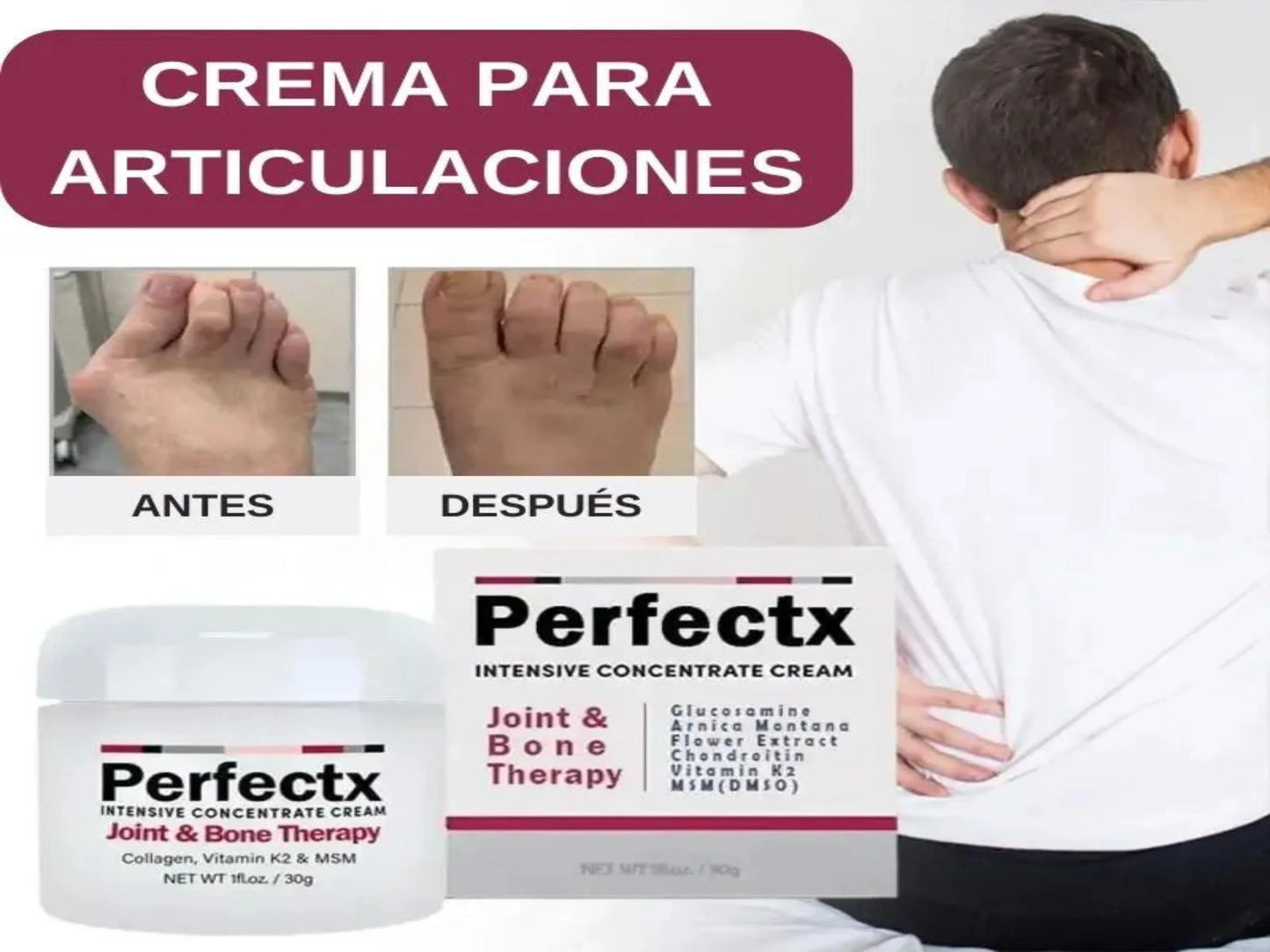 CREMA PARA TERAPIA DE ARTICULACIONES