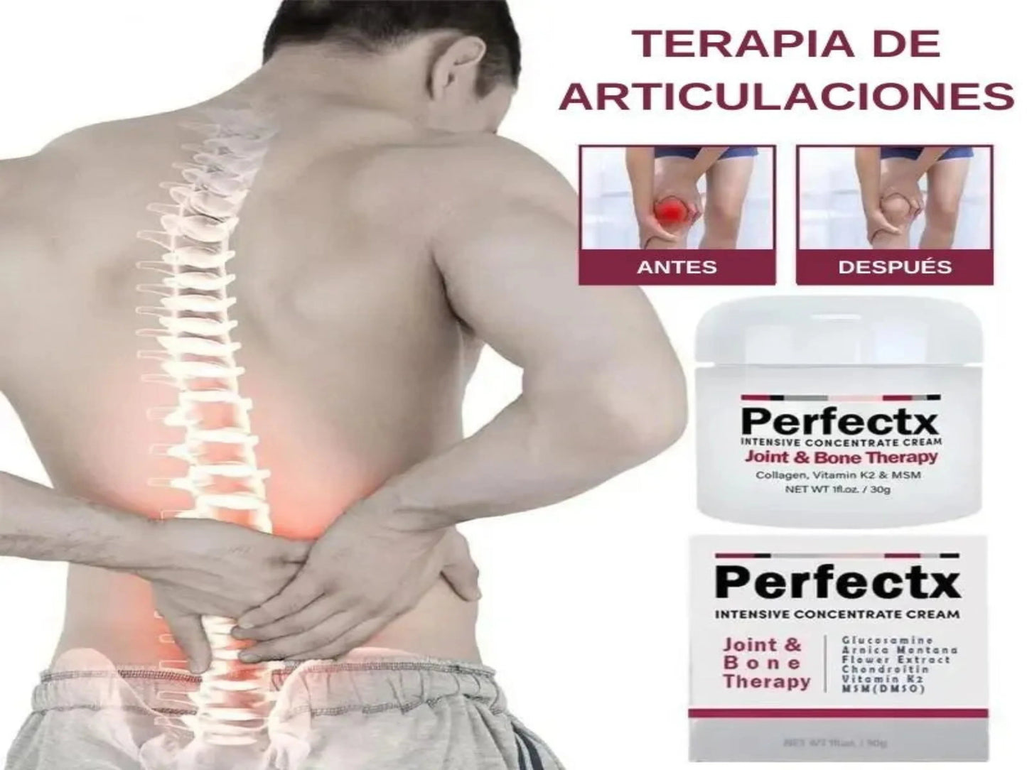 CREMA PARA TERAPIA DE ARTICULACIONES