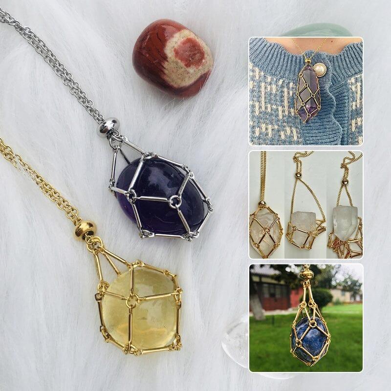 COLLAR CRYSTAL STONE