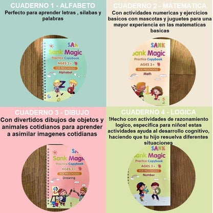 CUADERNO DE CALIGRAFÍA MÁGICA