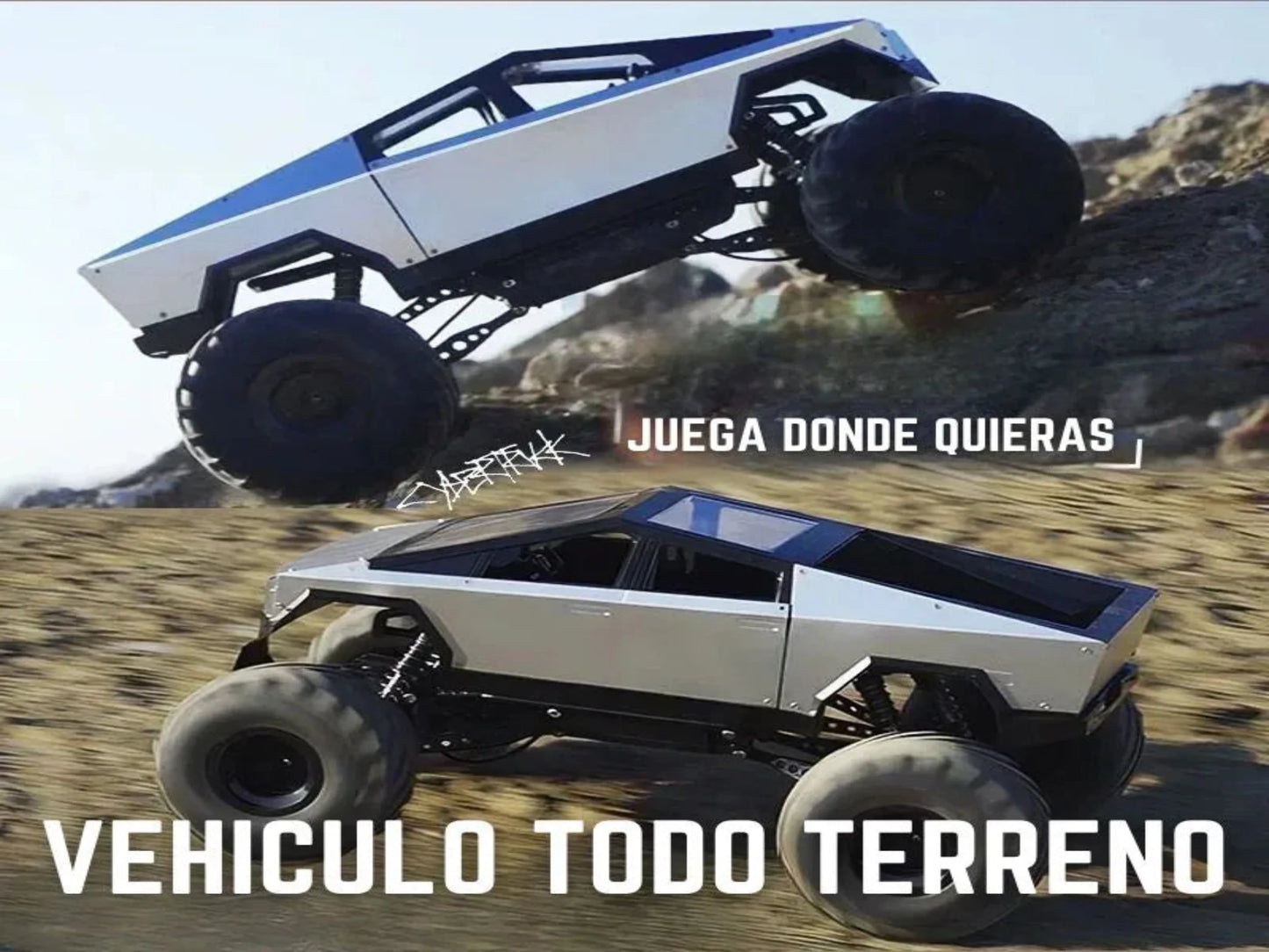 TESLA CYBERTRUCK DE CONTROL REMOTO