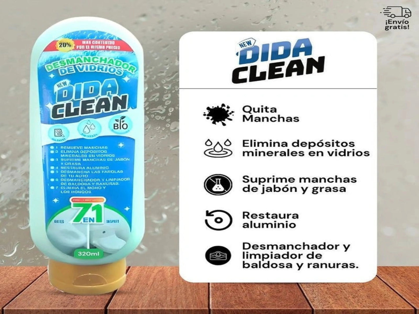 DESMANCHADOR DE VIDRIOS