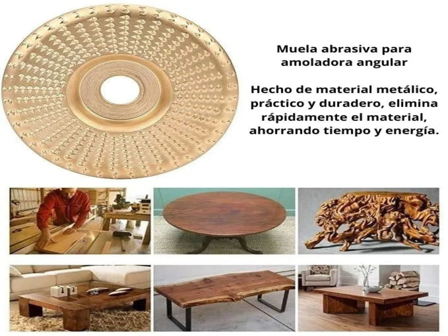 DISCO DE LIJADO DE MADERA