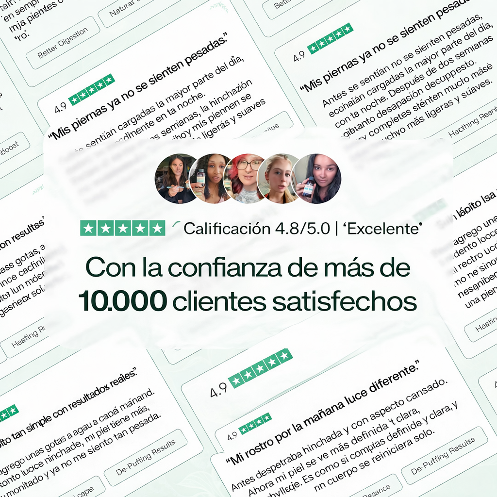 Gotas de bienestar para drenaje linfático