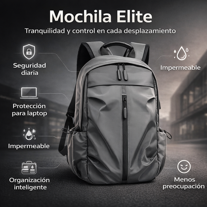 Mochila Elite | Muévete sin miedo a perder o dañar tus cosas