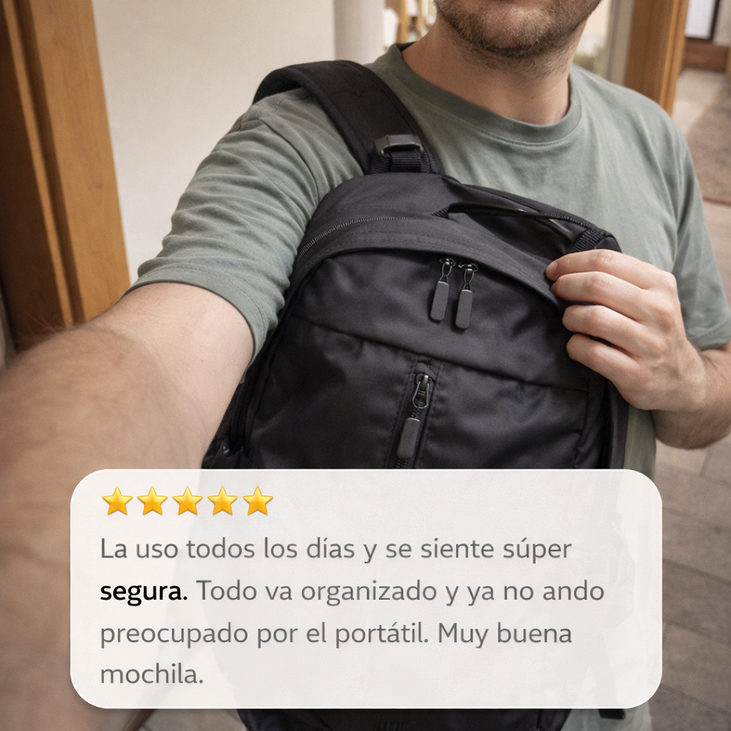 Mochila Elite | Muévete sin miedo a perder o dañar tus cosas