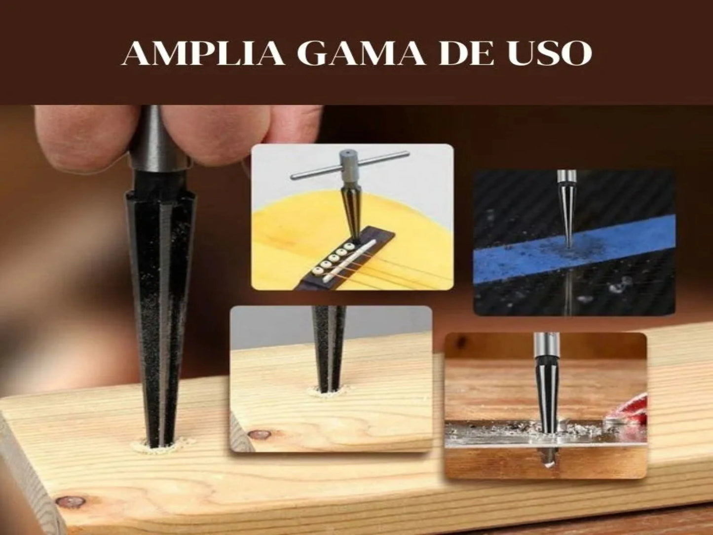 ESCARIADOR CÓNICO (1 SET)