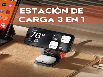 ESTACIÓN DE CARGA 3 EN 1